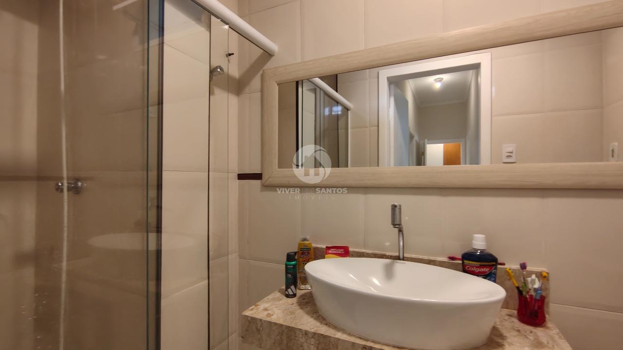 Apartamento Reformado, 3 Dormitórios, Suíte e Ambientes Amplos no Gonzaga – Santos/SP em Gonzaga, Santos — foto 26