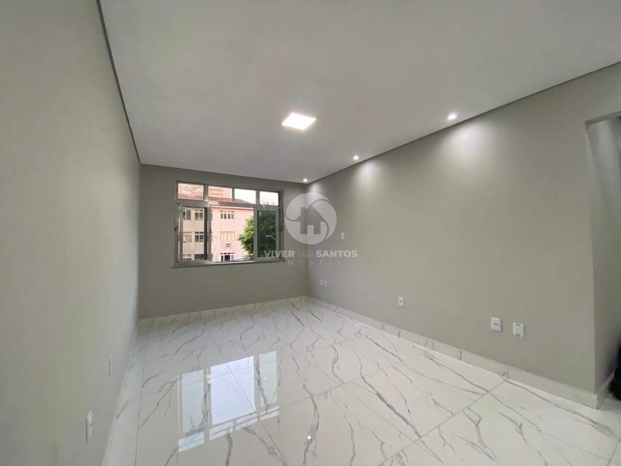 Apartamento Reformado, 2 Dormitórios, Suíte, Vista Livre e Vaga no Marapé – Santos/SP em Marapé, Santos — foto 2