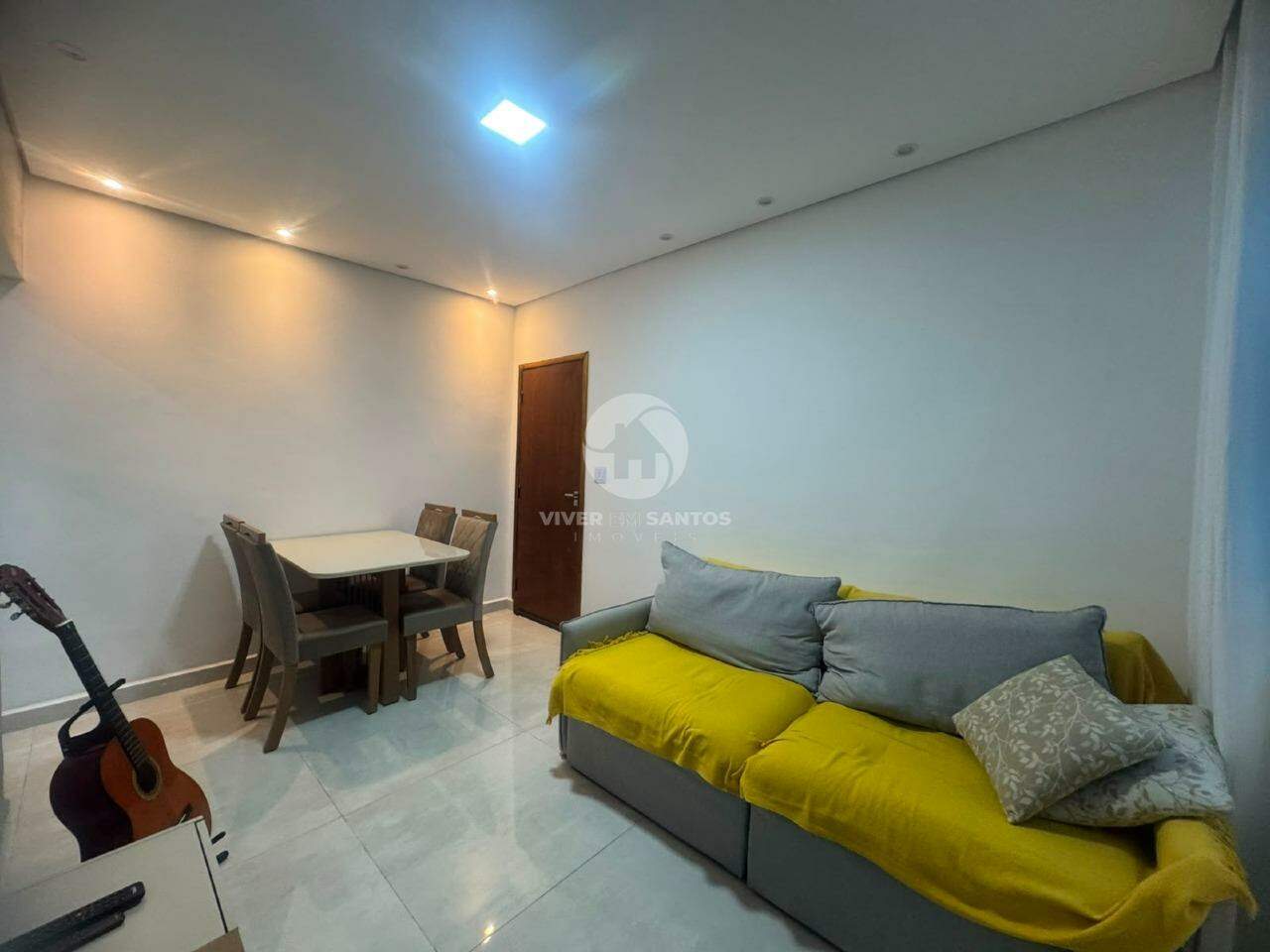 Apartamento Reformado, 1 Dormitório, Sacada e de Frente na Vila Belmiro – Santos/SP em Vila Belmiro, Santos — foto 2