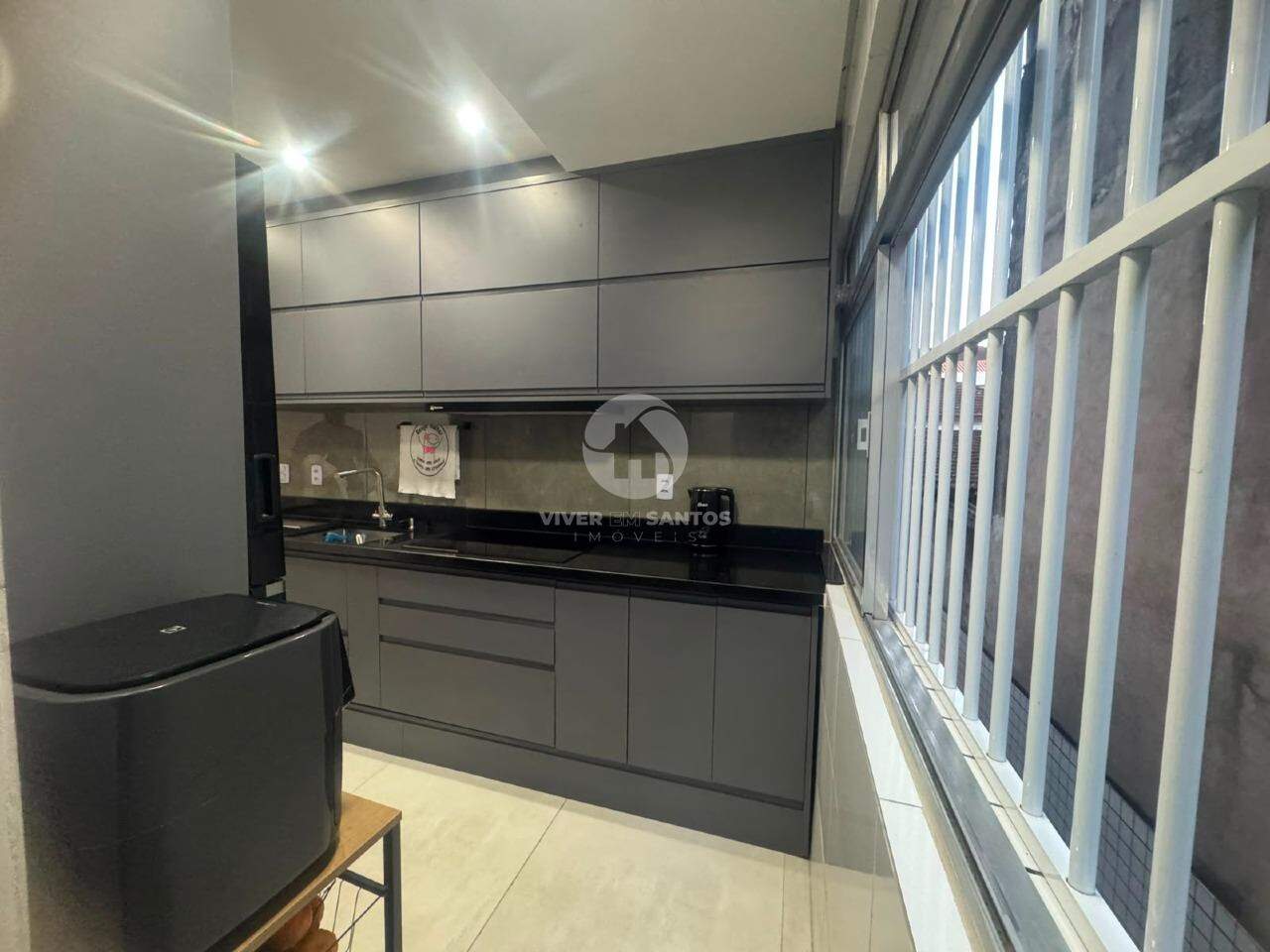 Apartamento Reformado, 1 Dormitório, Sacada e de Frente na Vila Belmiro – Santos/SP em Vila Belmiro, Santos — foto 16