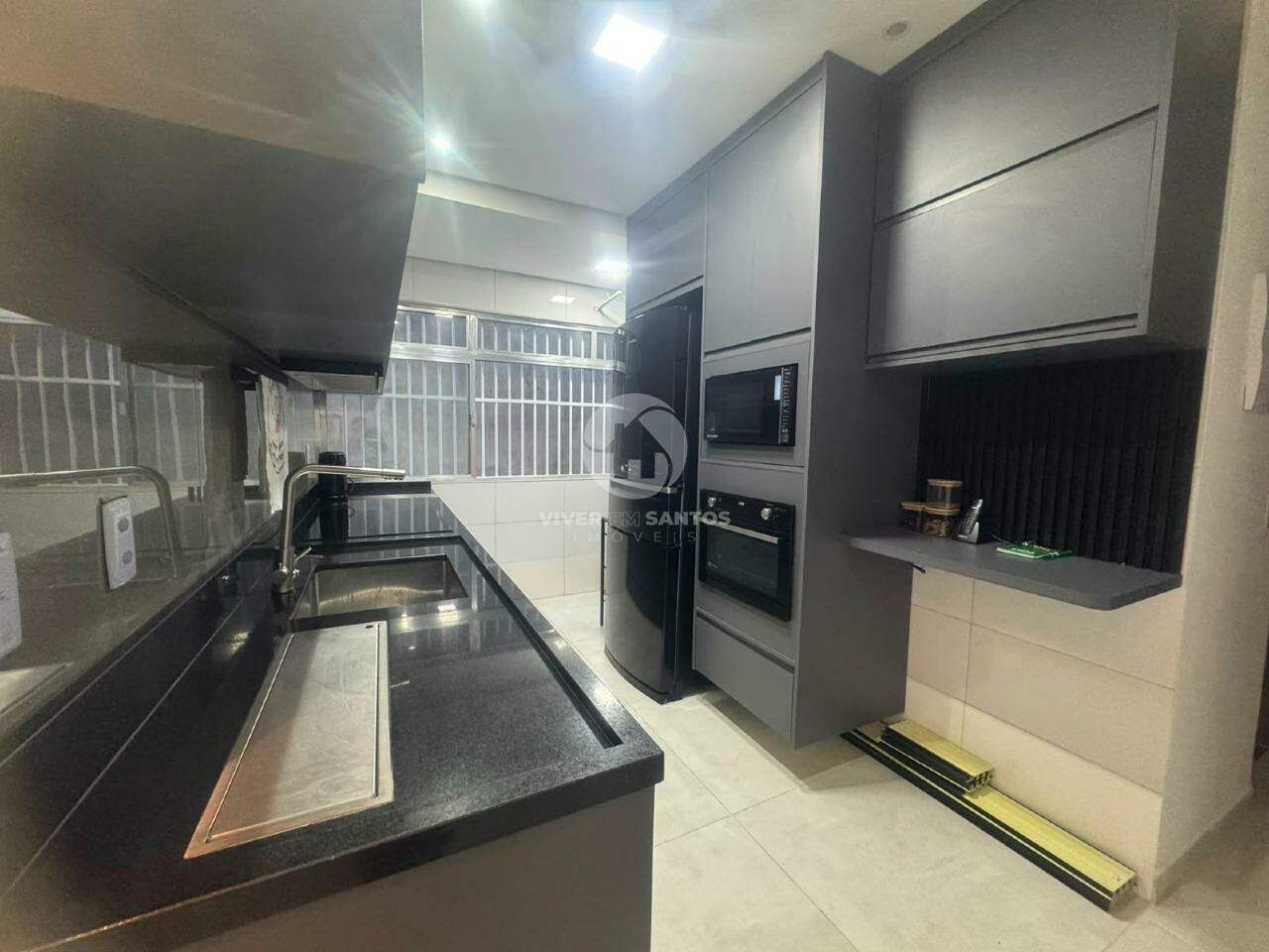 Apartamento Reformado, 1 Dormitório, Sacada e de Frente na Vila Belmiro – Santos/SP em Vila Belmiro, Santos — foto 14