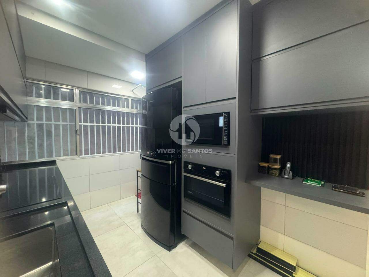 Apartamento Reformado, 1 Dormitório, Sacada e de Frente na Vila Belmiro – Santos/SP em Vila Belmiro, Santos — foto 13