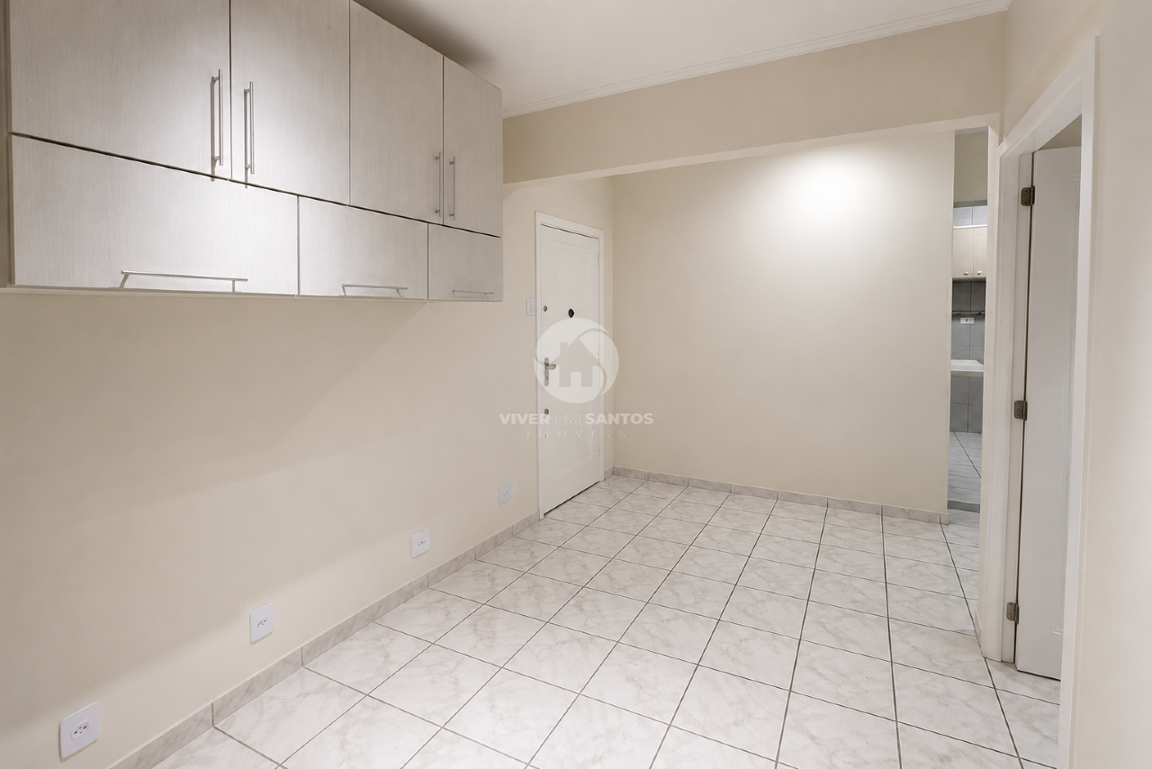 Apartamento 1 Dormitório, Baixo Custo Mensal e Ambientes Funcionais no Campo Grande – Santos/SP em Campo Grande, Santos — foto 5