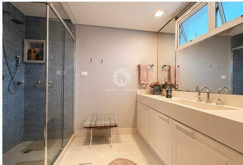Cobertura Duplex, 4 Dormitórios, 3 Suítes, Piscina Privativa e Elevador na Pompéia – Santos/SP em Pompéia, Santos — foto 9