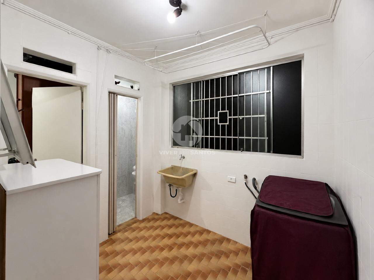 Apartamento 2 Dormitórios, Sacada, Dependência Completa e Portaria 24h no Campo Grande – Santos/SP em Campo Grande, Santos — foto 17