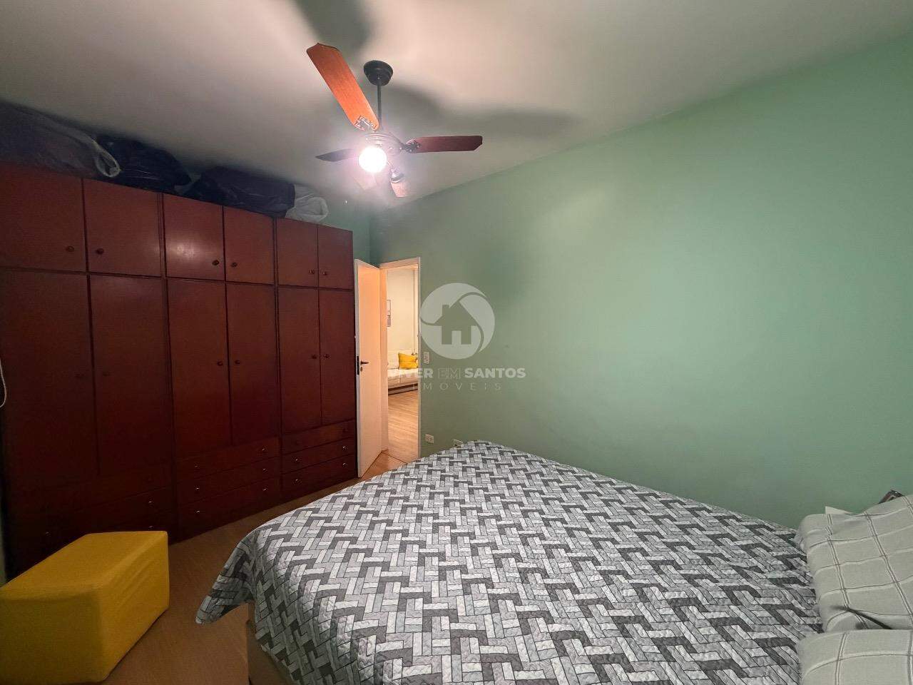 Apartamento 2 Dormitórios, Sacada, Dependência Completa e Portaria 24h no Campo Grande – Santos/SP em Campo Grande, Santos — foto 10
