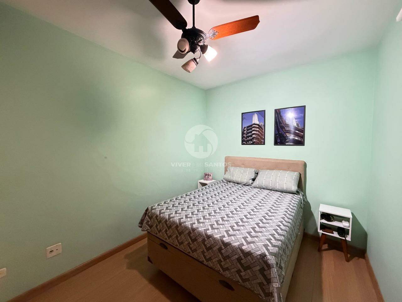 Apartamento 2 Dormitórios, Sacada, Dependência Completa e Portaria 24h no Campo Grande – Santos/SP em Campo Grande, Santos — foto 8