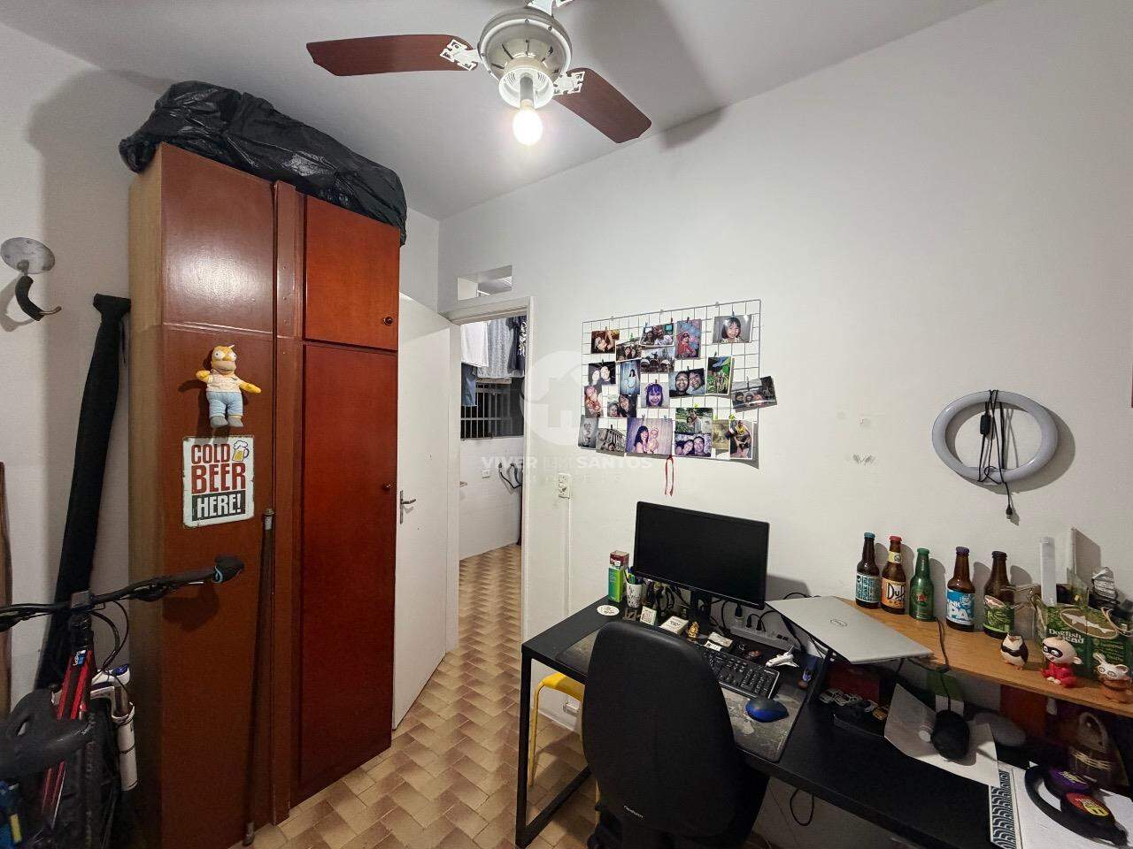 Apartamento 2 Dormitórios, Sacada, Dependência Completa e Portaria 24h no Campo Grande – Santos/SP em Campo Grande, Santos — foto 19