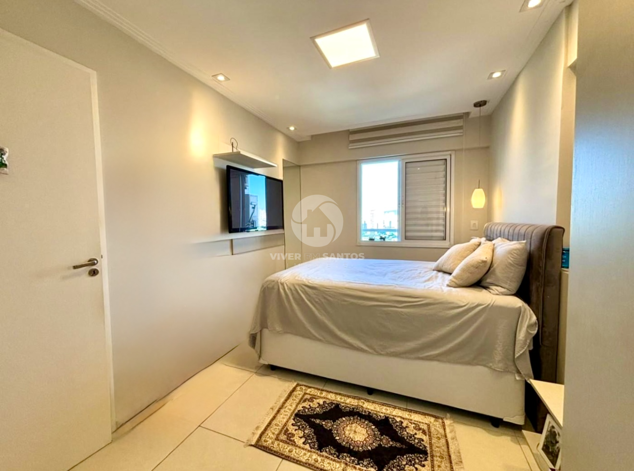 Apartamento de 1 quarto, sendo 1 suíte à venda na Vila Mathias, Santos. em Vila Mathias, Santos — foto 13