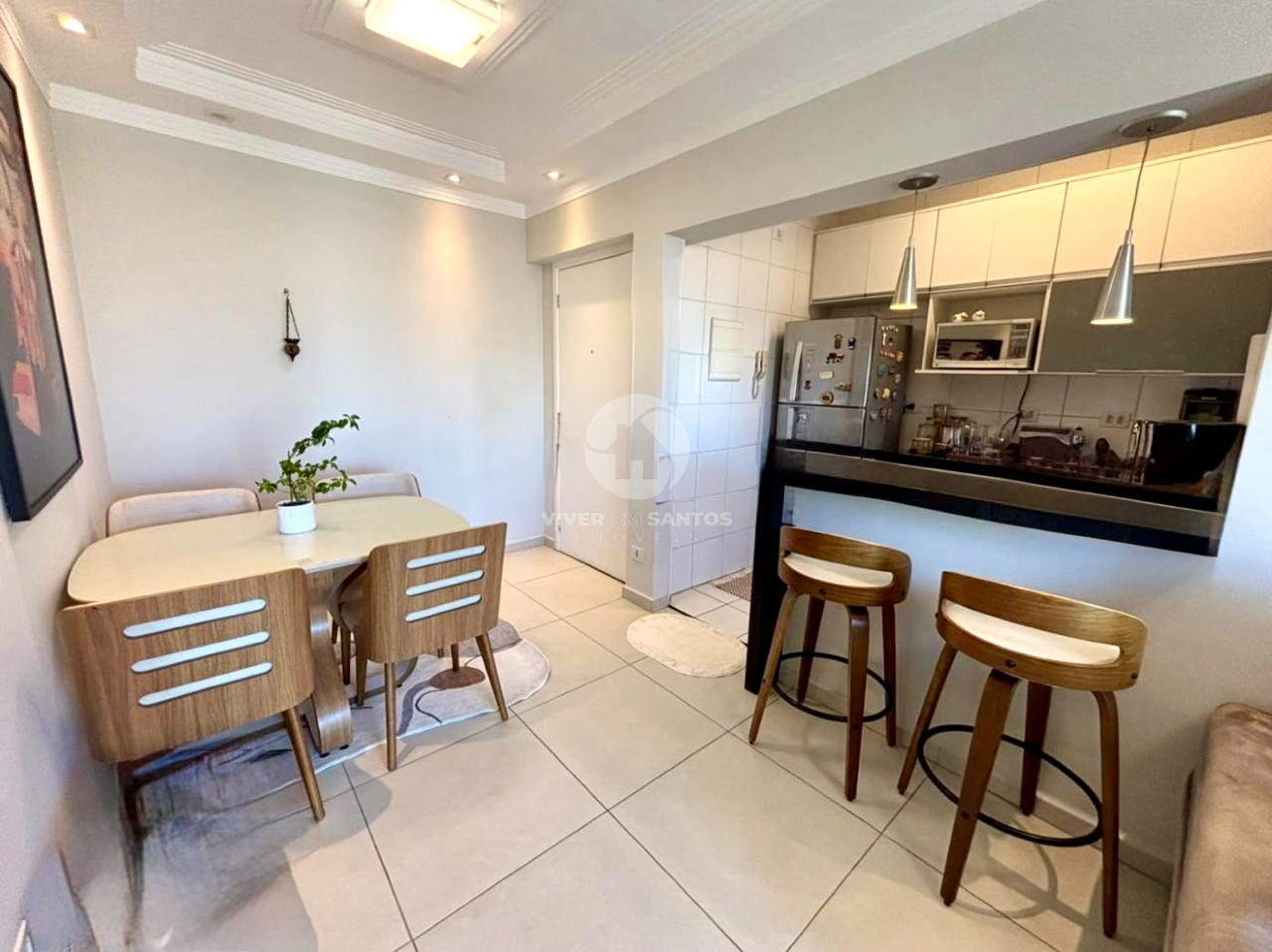 Apartamento de 1 quarto, sendo 1 suíte à venda na Vila Mathias, Santos. em Vila Mathias, Santos — foto 5