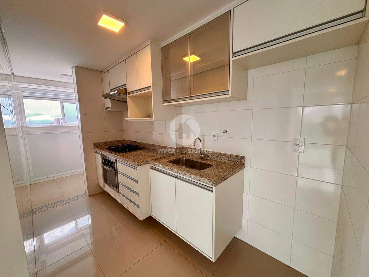 Apartamento 2 Dormitórios, 1 Vaga, Andar Alto e Vista Livre no Embaré - Santos SP em Embaré, Santos — foto 14