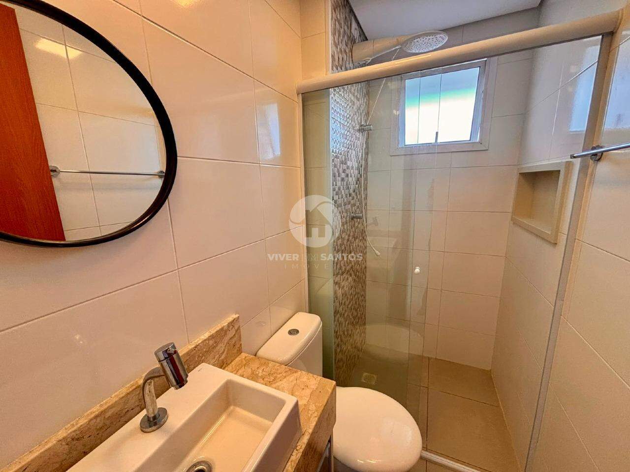 Apartamento 2 Dormitórios, 1 Vaga, Andar Alto e Vista Livre no Embaré - Santos SP em Embaré, Santos — foto 4