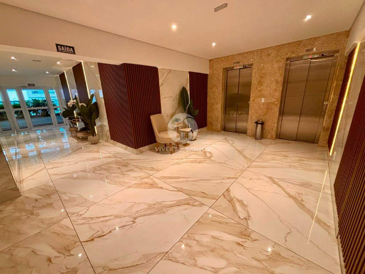 Apartamento 2 Dormitórios, 1 Vaga, Andar Alto e Vista Livre no Embaré - Santos SP em Embaré, Santos — foto 15