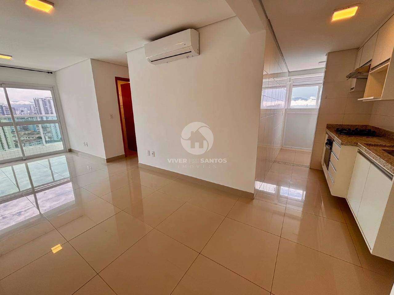 Apartamento 2 Dormitórios, 1 Vaga, Andar Alto e Vista Livre no Embaré - Santos SP em Embaré, Santos — foto 11