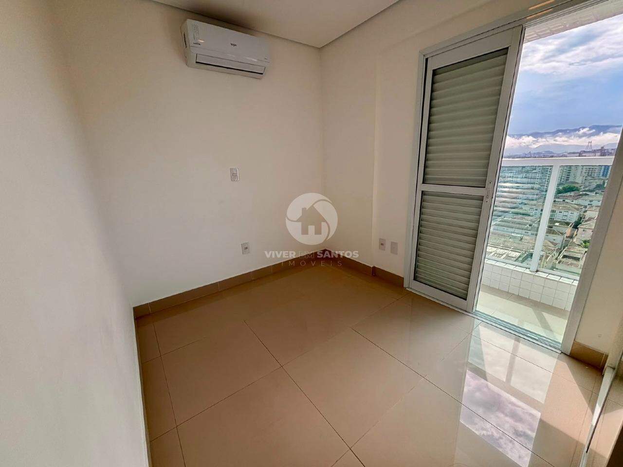 Apartamento 2 Dormitórios, 1 Vaga, Andar Alto e Vista Livre no Embaré - Santos SP em Embaré, Santos — foto 7