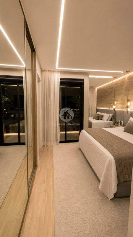 Apartamento mobiliado de 120 m² com vista para o mar à venda na Aparecida, Santos em Aparecida, Santos — foto 7