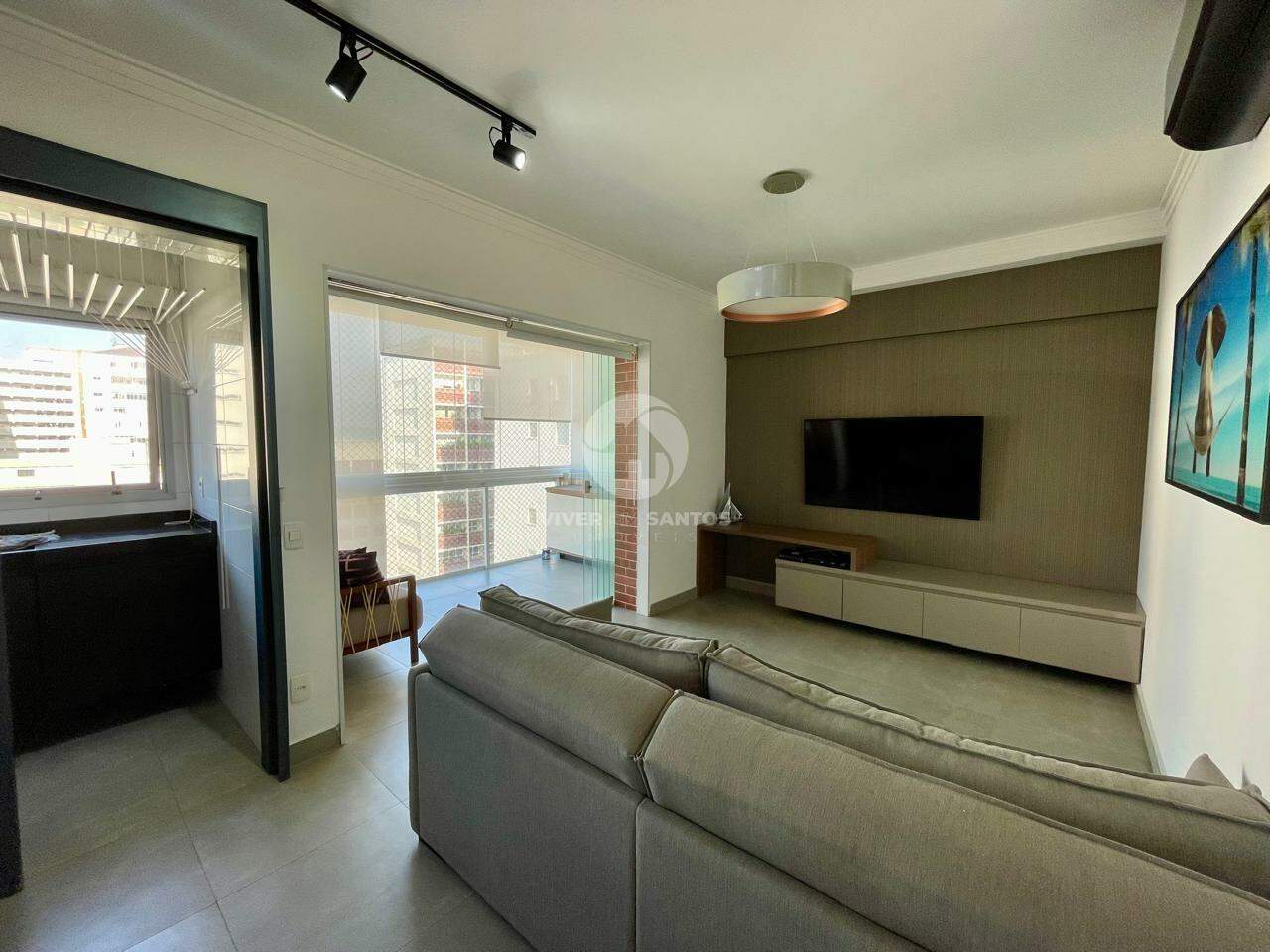 Apartamento 2 Dormitórios, Suíte, Vista Mar, 2 Vagas e Lazer a 50 Metros da Praia do Boqueirão – Santos/SP em Boqueirão, Santos — foto 2