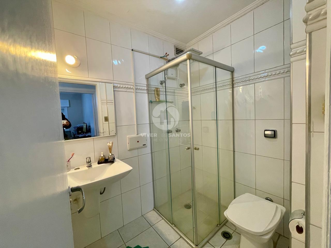 Apartamento 3 Dormitórios, Suíte, Sacadas e Dependência Completa no Gonzaga – Santos/SP em Gonzaga, Santos — foto 13