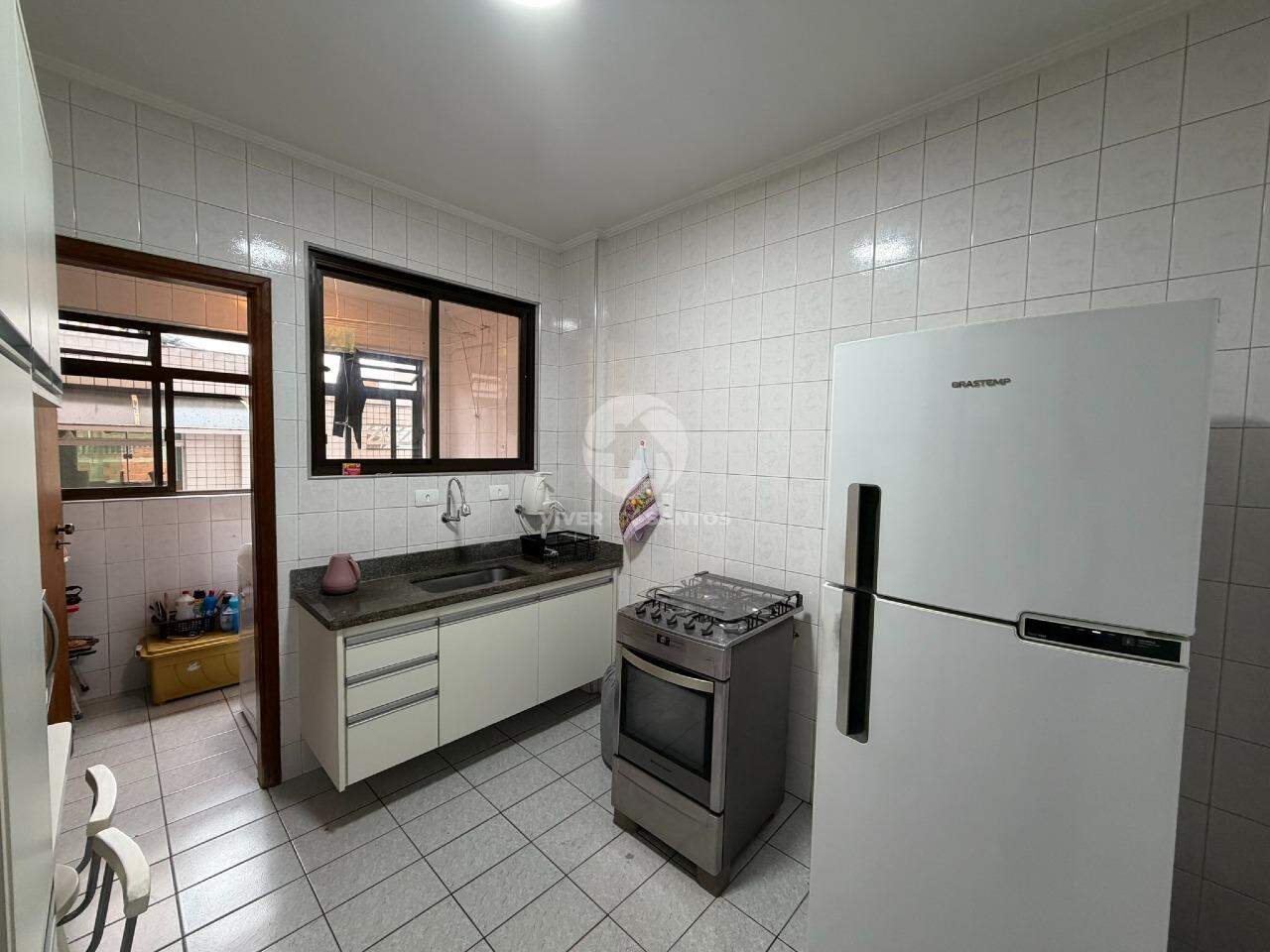 Apartamento 1 Dormitório, Sacada, Vaga Demarcada e Lazer na Aparecida – Santos/SP em Embaré, Santos — foto 11