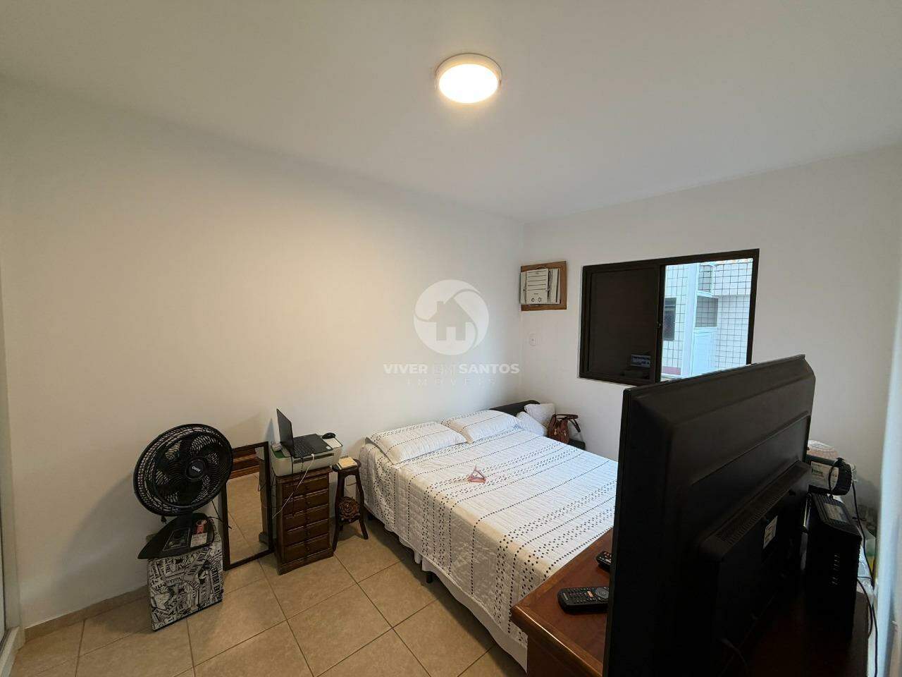 Apartamento 1 Dormitório, Sacada, Vaga Demarcada e Lazer na Aparecida – Santos/SP em Embaré, Santos — foto 6