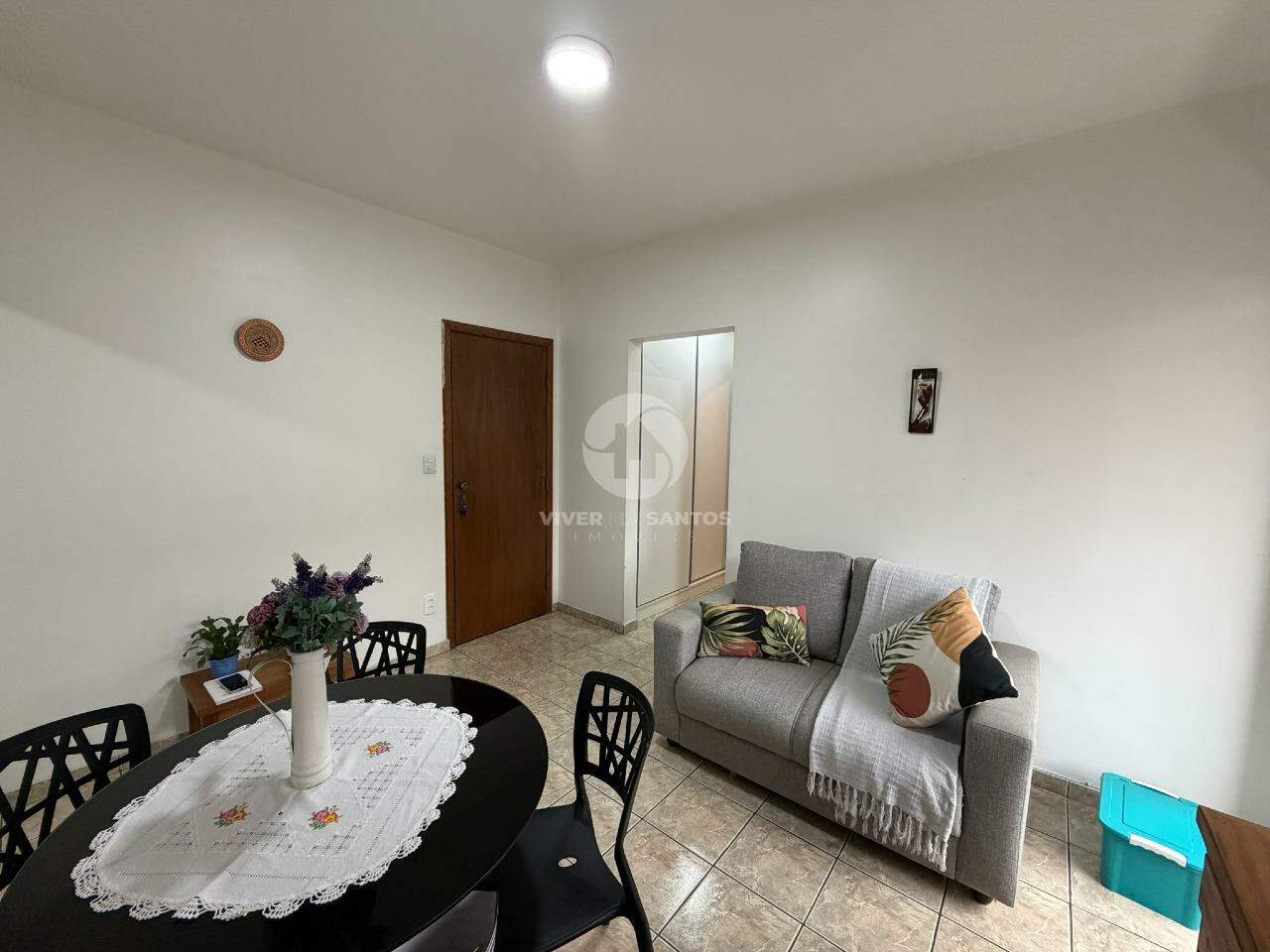 Apartamento 1 Dormitório, Sacada, Vaga Demarcada e Lazer na Aparecida – Santos/SP em Embaré, Santos — foto 3