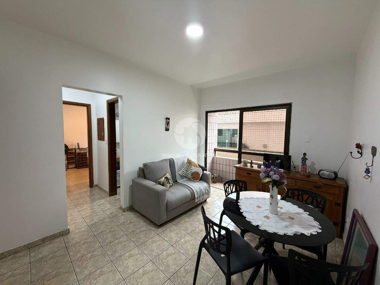 Apartamento 1 Dormitório, Sacada, Vaga Demarcada e Lazer na Aparecida – Santos/SP em Embaré, Santos — foto 2