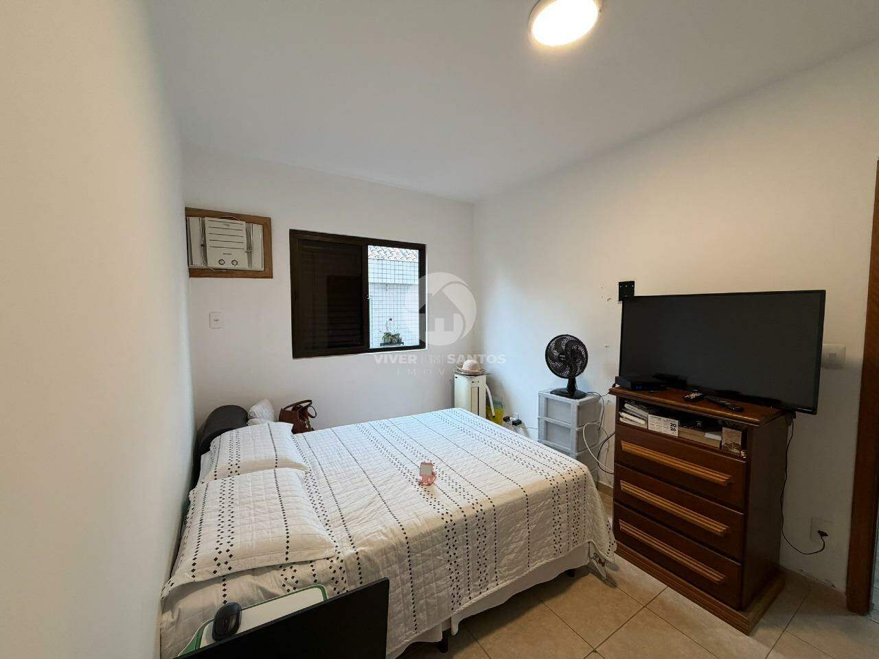 Apartamento 1 Dormitório, Sacada, Vaga Demarcada e Lazer na Aparecida – Santos/SP em Embaré, Santos — foto 9
