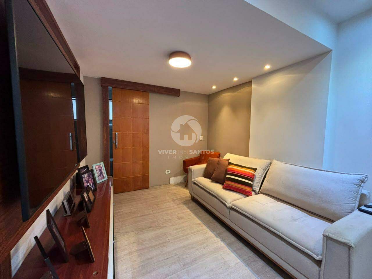 Apartamento Porteira Fechada, 2 Dormitórios, Suíte e Vaga na Ponta da Praia – Santos/SP em Ponta da Praia, Santos — foto 3