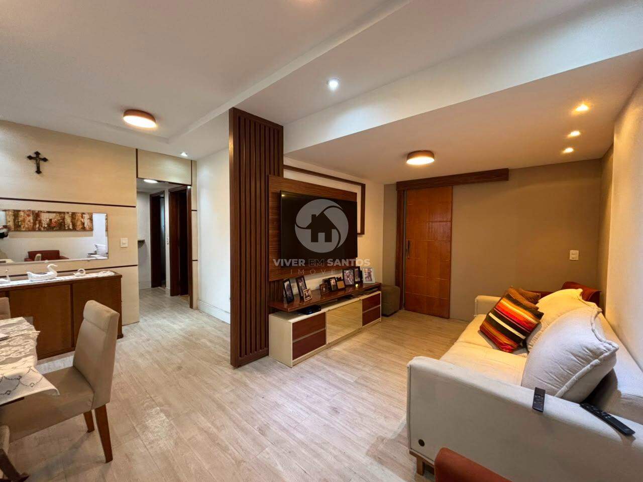 Apartamento Porteira Fechada, 2 Dormitórios, Suíte e Vaga na Ponta da Praia – Santos/SP em Ponta da Praia, Santos — foto 4