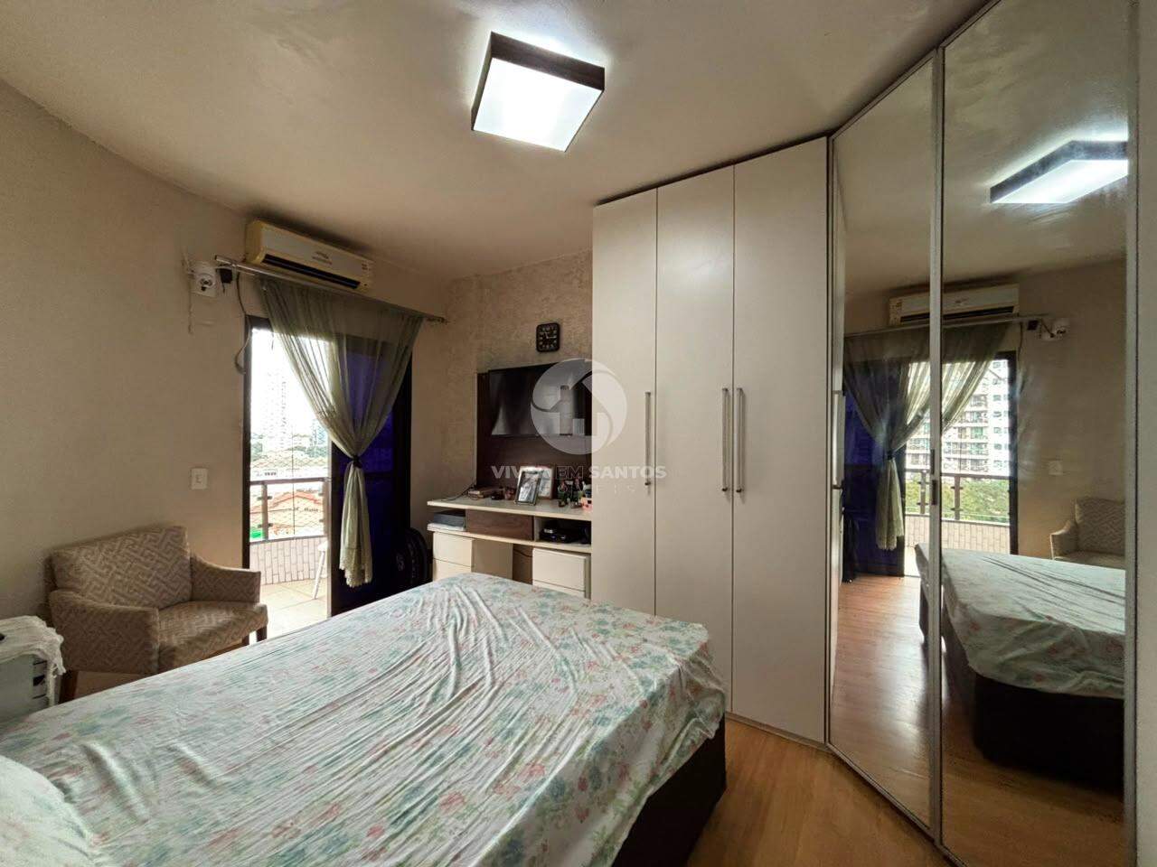 Apartamento Porteira Fechada, 2 Dormitórios, Suíte e Vaga na Ponta da Praia – Santos/SP em Ponta da Praia, Santos — foto 23