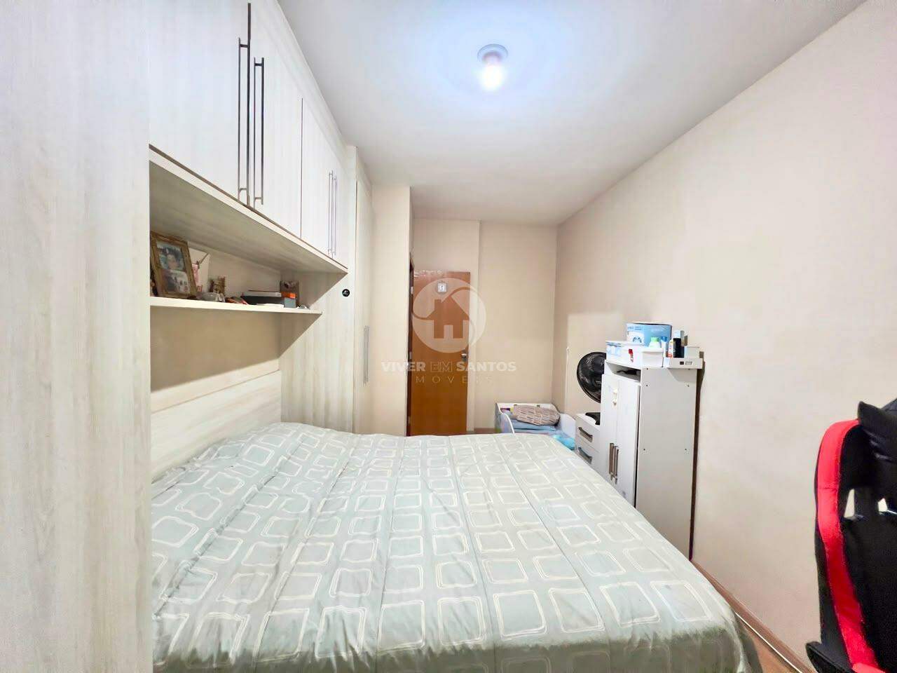 Apartamento 1 Dormitório, Planta Ampla, Elevador e Lazer com Piscina na Vila Belmiro – Santos/SP em Vila Belmiro, Santos — foto 8