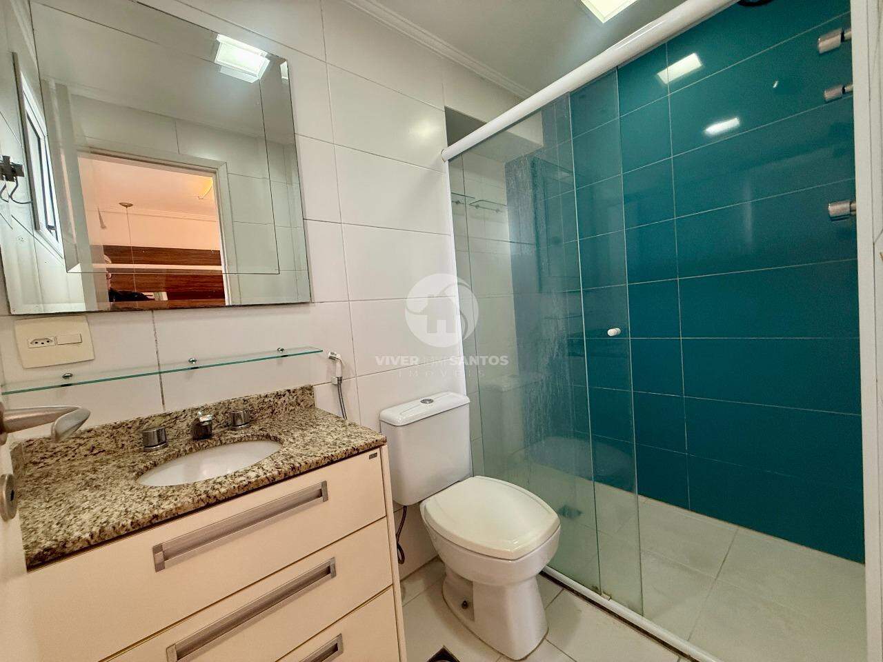 Apartamento com Vista Mar, 3 Suítes, Varanda Gourmet, 2 Vagas e Lazer Completo no Boqueirão – Santos/SP em Boqueirão, Santos — foto 18