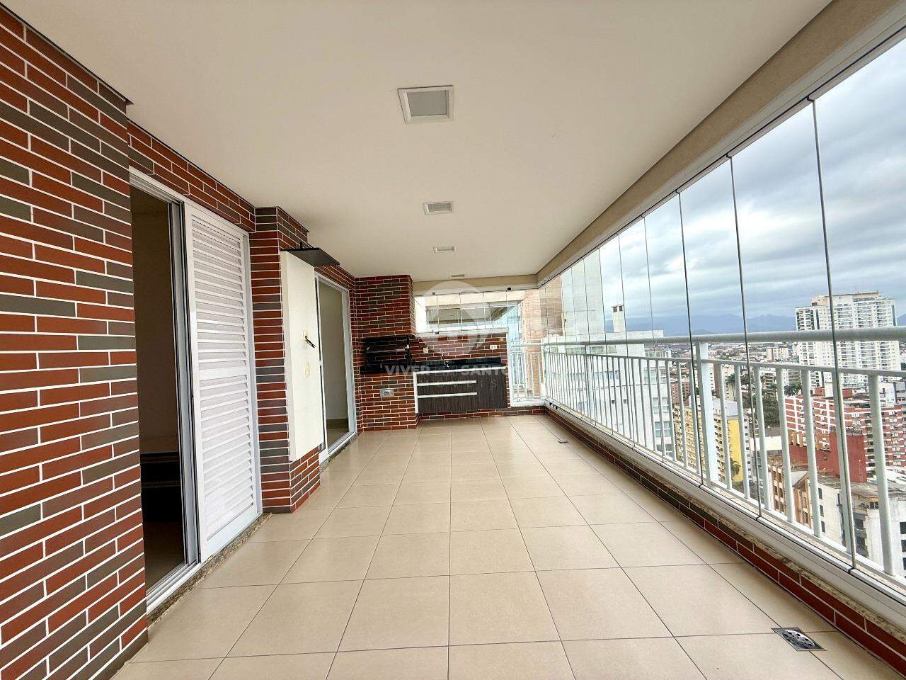 Apartamento com Vista Mar, 3 Suítes, Varanda Gourmet, 2 Vagas e Lazer Completo no Boqueirão – Santos/SP em Boqueirão, Santos — foto 7