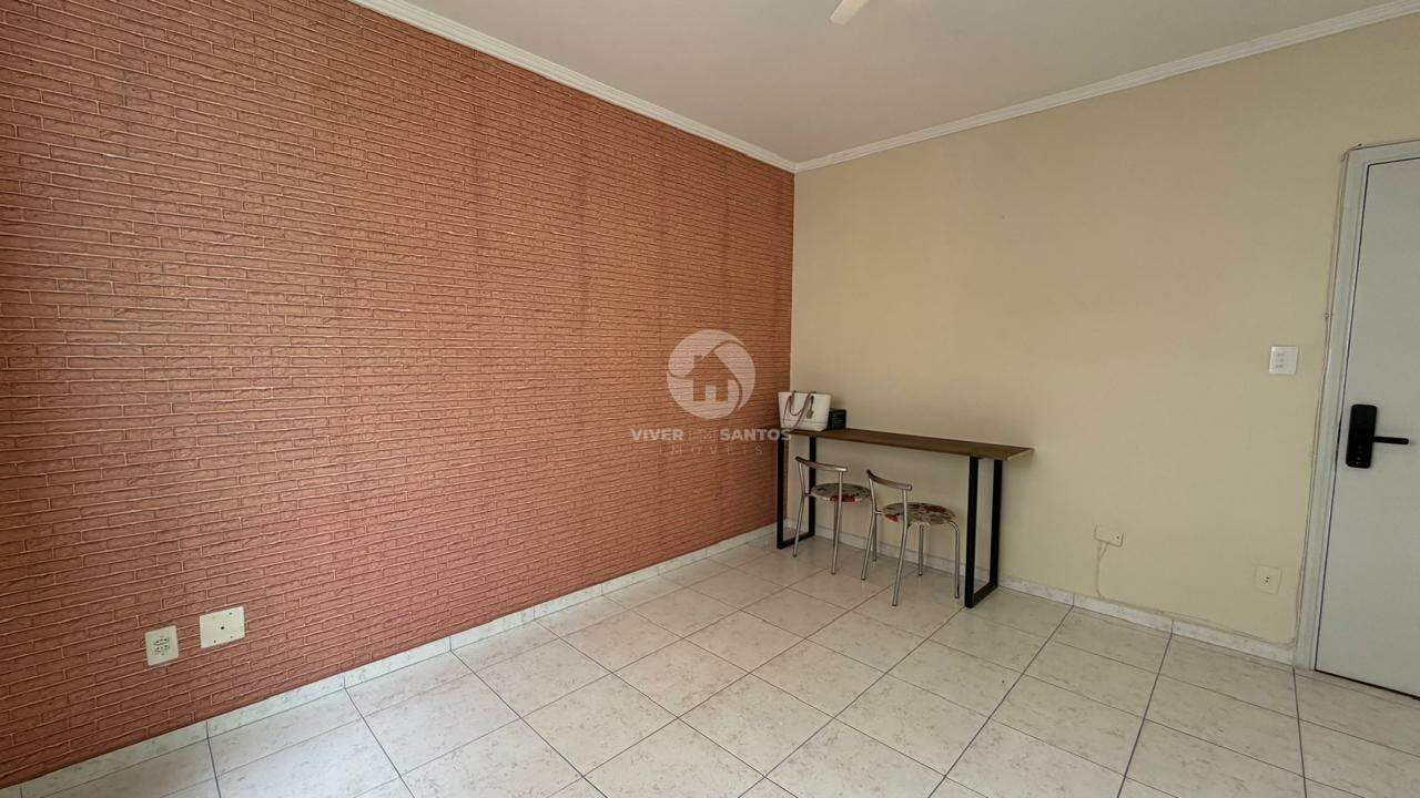 Apartamento Mobiliado, 1 Dormitório, Vista Livre e Airbnb na Pompéia – Santos/SP em Pompéia, Santos — foto 2