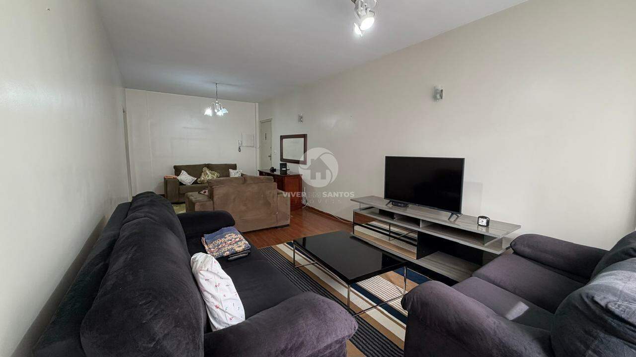 Apartamento de Frente, 3 Dormitórios, Suíte, Garagem Box e a 1 Quadra da Praia da Pompéia – Santos/SP em Pompéia, Santos — foto 2