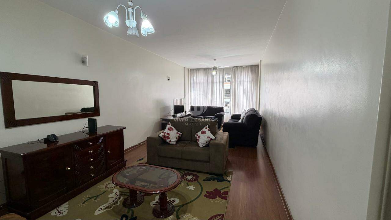 Apartamento de Frente, 3 Dormitórios, Suíte, Garagem Box e a 1 Quadra da Praia da Pompéia – Santos/SP em Pompéia, Santos — foto 3