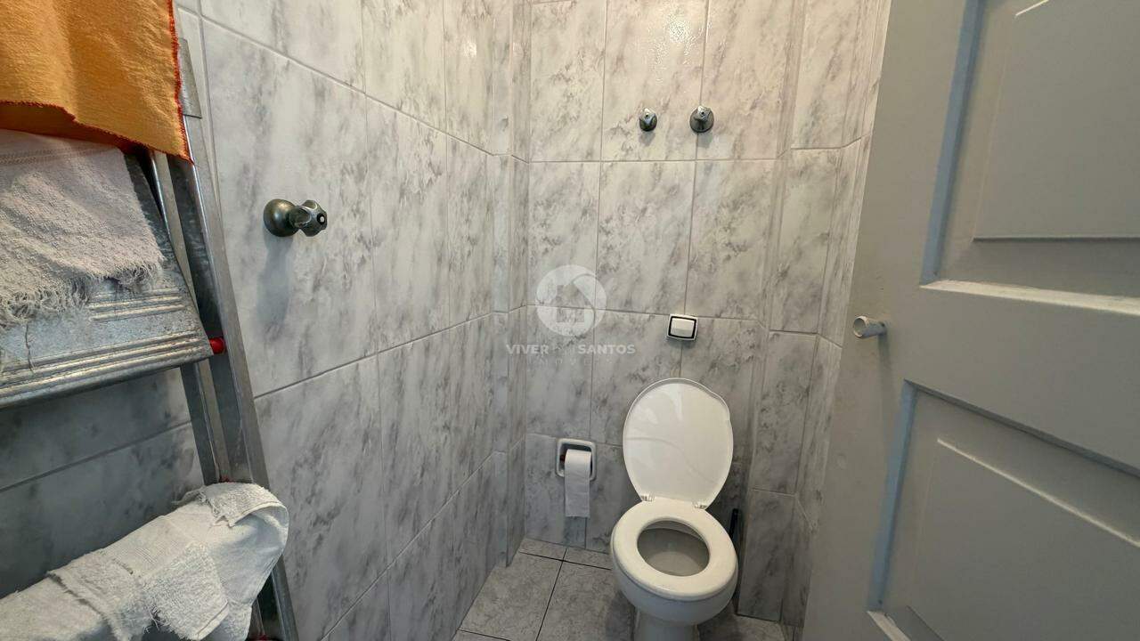 Apartamento de Frente, 3 Dormitórios, Suíte, Garagem Box e a 1 Quadra da Praia da Pompéia – Santos/SP em Pompéia, Santos — foto 24