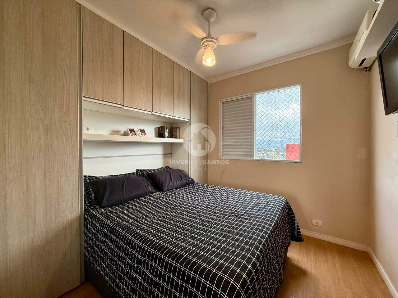Apartamento Reformado, 2 Dormitórios, Vista Livre e Garagem Fechada no Saboó – Santos/SP em Saboó, Santos — foto 11