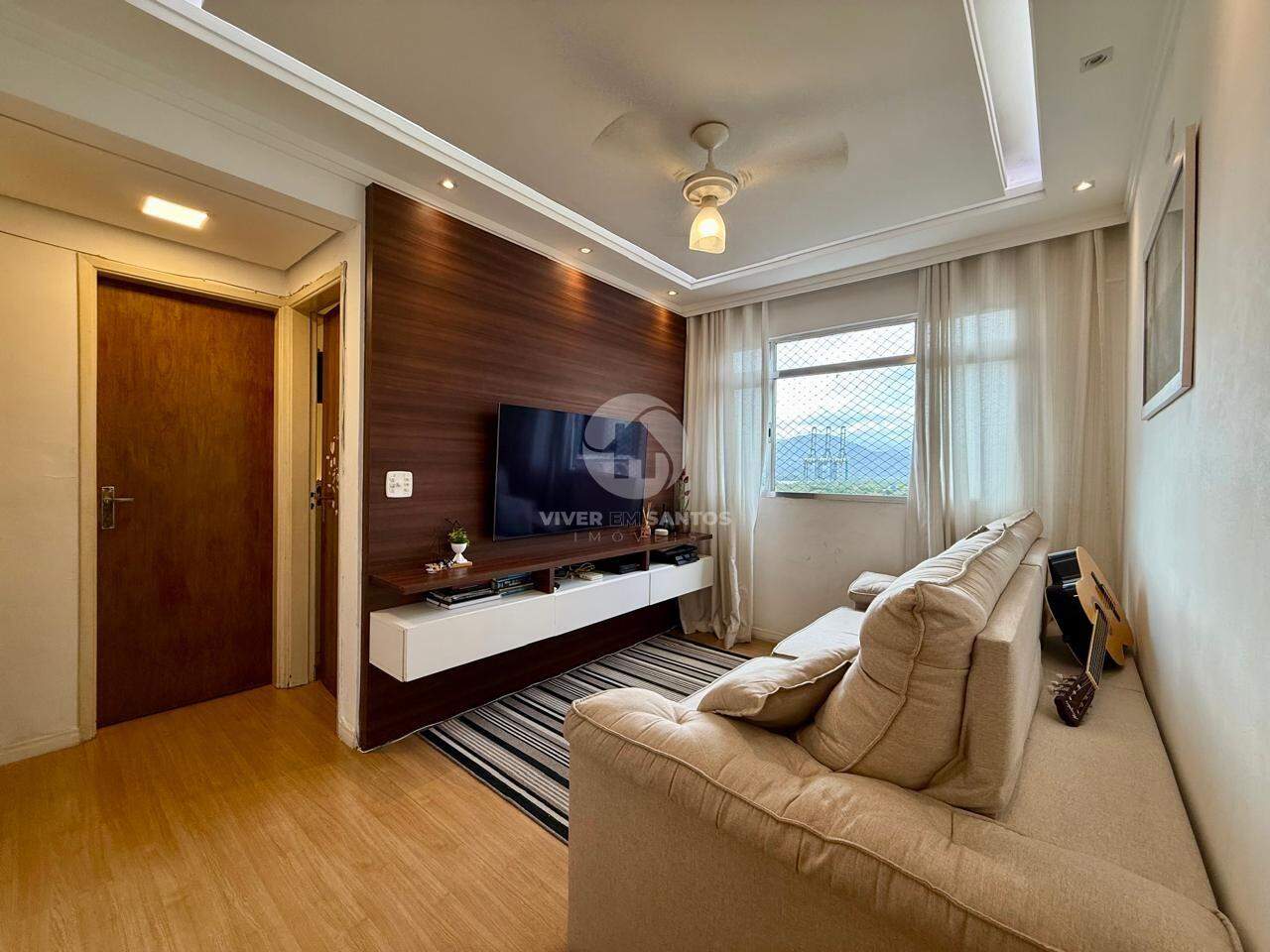 Apartamento Reformado, 2 Dormitórios, Vista Livre e Garagem Fechada no Saboó – Santos/SP em Saboó, Santos — foto 3