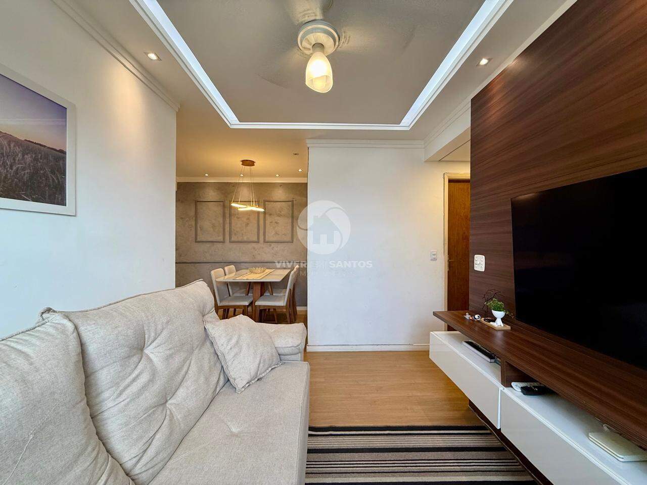 Apartamento Reformado, 2 Dormitórios, Vista Livre e Garagem Fechada no Saboó – Santos/SP em Saboó, Santos — foto 5