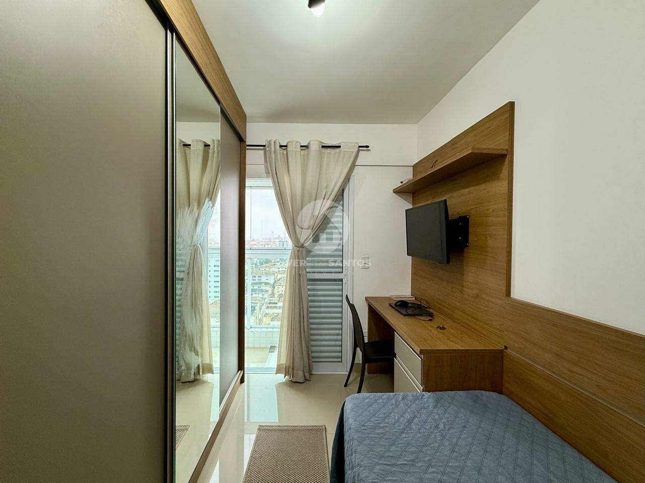 Apartamento Reformado, 2 Dormitórios, Varanda e Lazer Completo no Embaré – Santos/SP em Embaré, Santos — foto 14