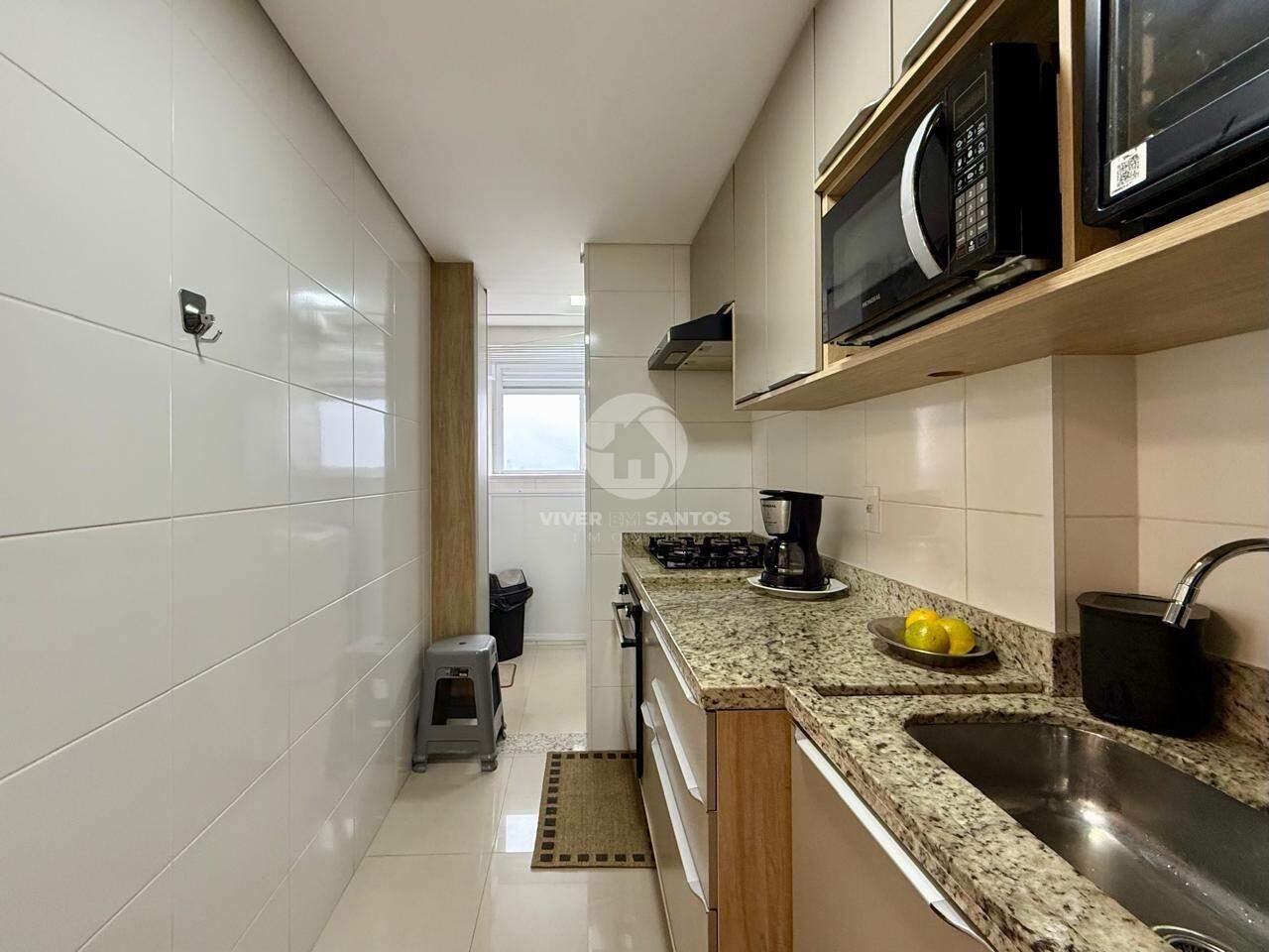 Apartamento Reformado, 2 Dormitórios, Varanda e Lazer Completo no Embaré – Santos/SP em Embaré, Santos — foto 10