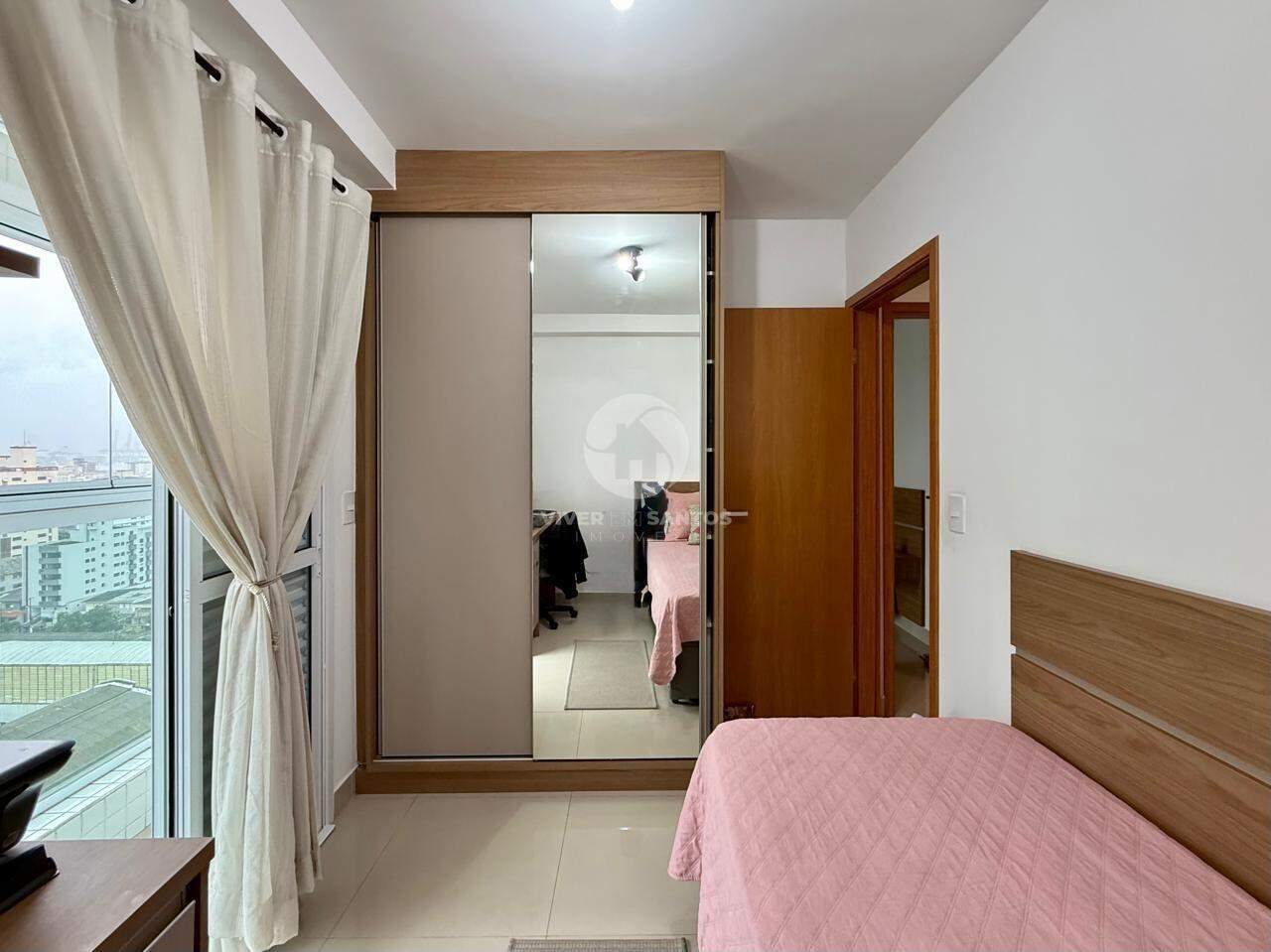 Apartamento Reformado, 2 Dormitórios, Varanda e Lazer Completo no Embaré – Santos/SP em Embaré, Santos — foto 19