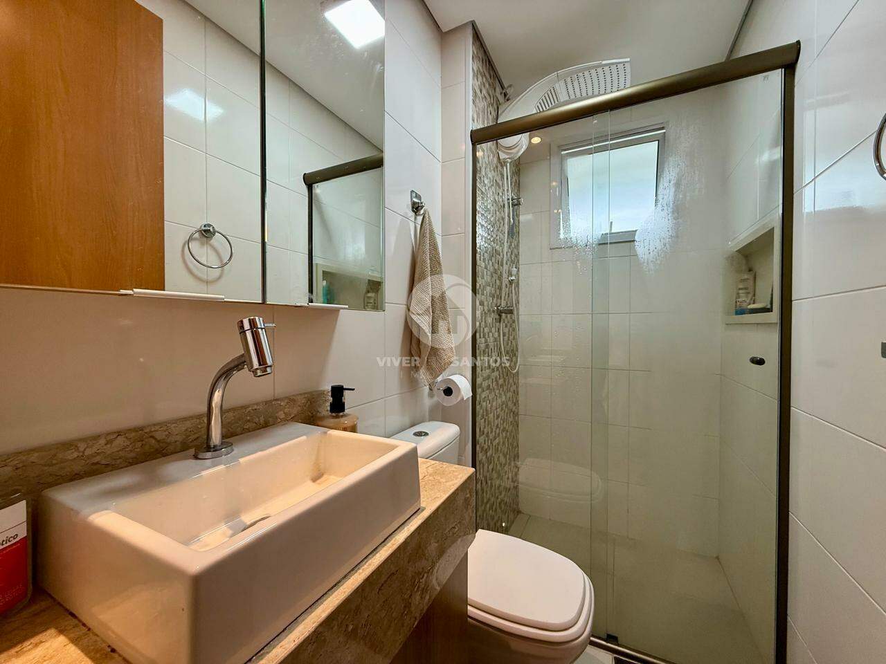 Apartamento Reformado, 2 Dormitórios, Varanda e Lazer Completo no Embaré – Santos/SP em Embaré, Santos — foto 12
