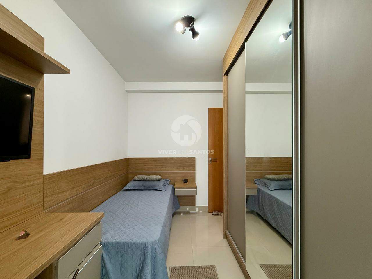 Apartamento Reformado, 2 Dormitórios, Varanda e Lazer Completo no Embaré – Santos/SP em Embaré, Santos — foto 15