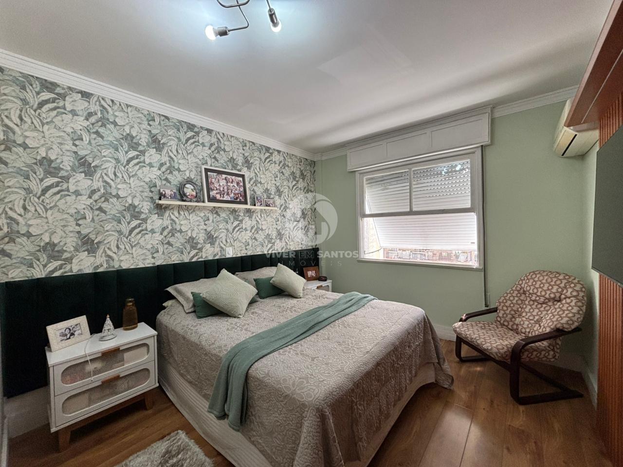 Apartamento Porteira Fechada, 3 Dormitórios, Suíte, Vista Livre e Próximo à Praia do Gonzaga – Santos/SP em Gonzaga, Santos — foto 15