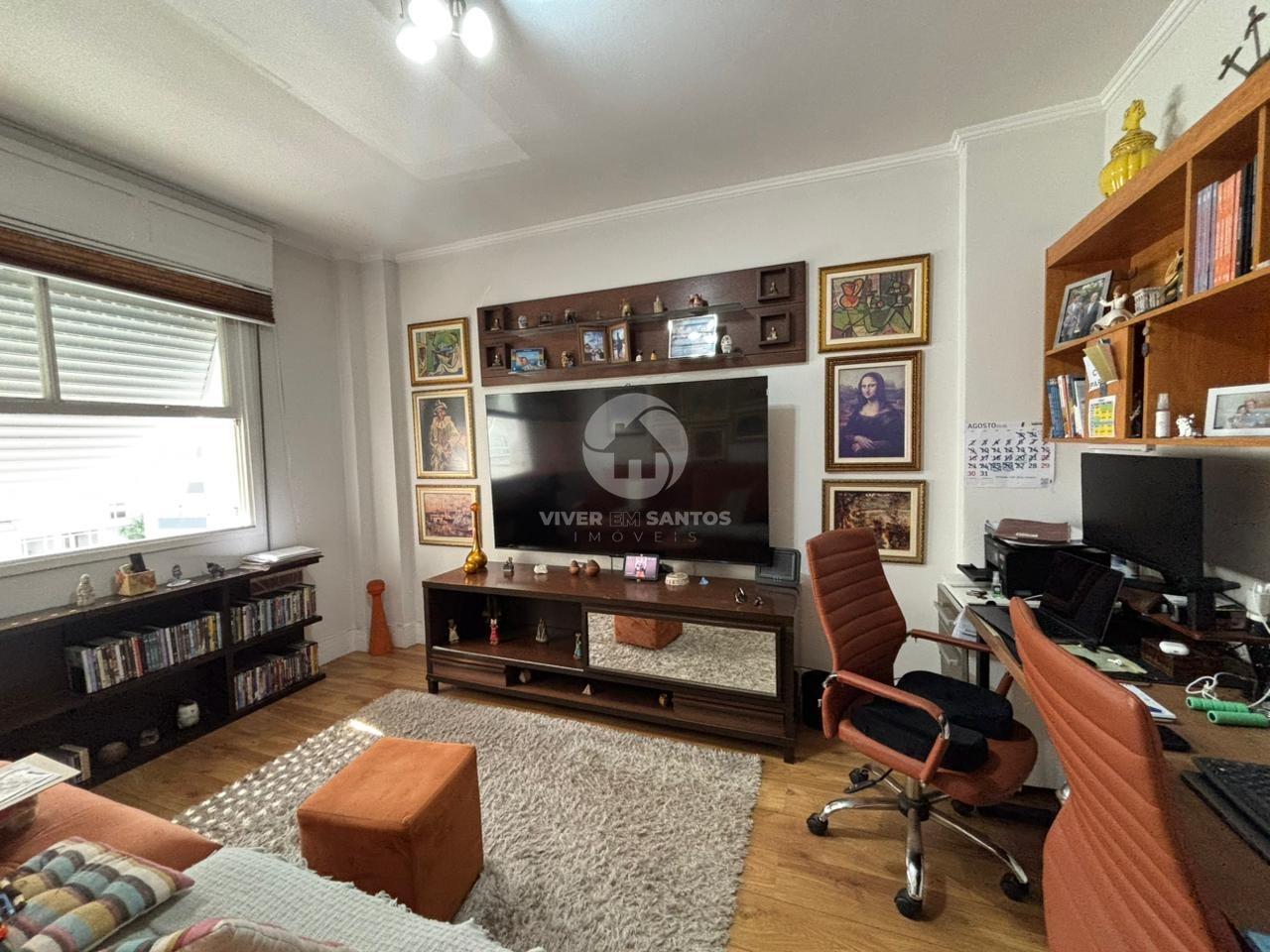 Apartamento Porteira Fechada, 3 Dormitórios, Suíte, Vista Livre e Próximo à Praia do Gonzaga – Santos/SP em Gonzaga, Santos — foto 8