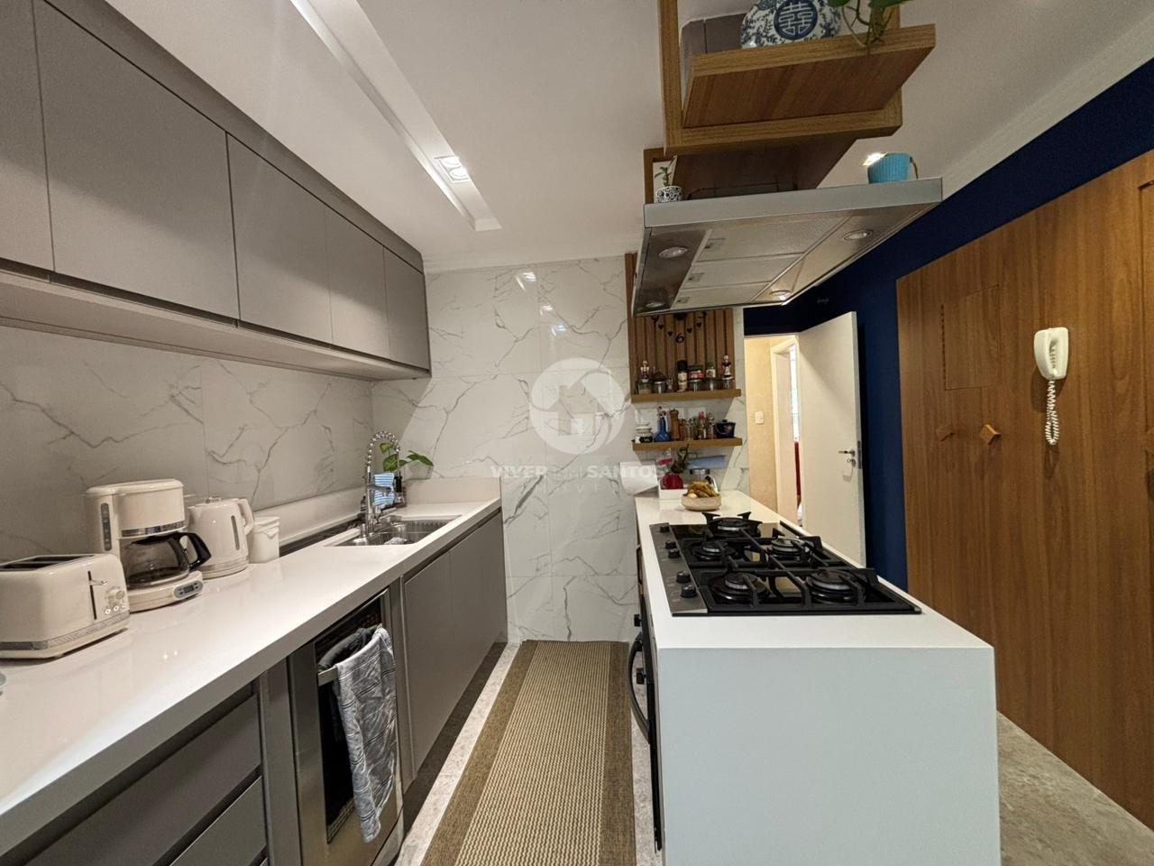 Apartamento Porteira Fechada, 3 Dormitórios, Suíte, Vista Livre e Próximo à Praia do Gonzaga – Santos/SP em Gonzaga, Santos — foto 4