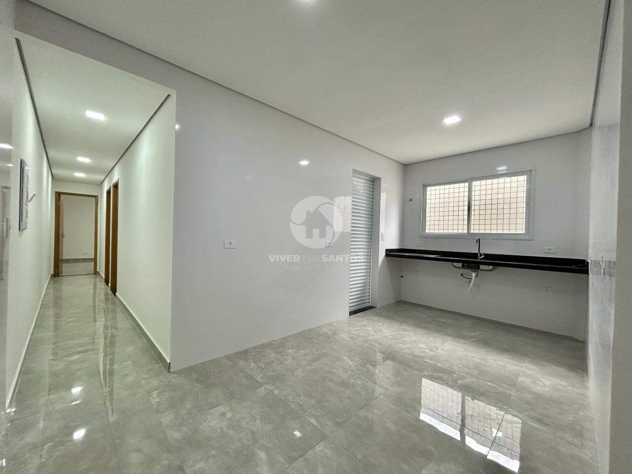 Casa Sobreposta Baixa Nova, 3 Suítes, Piscina, Churrasqueira e 2 Vagas na Aparecida – Santos/SP em Embaré, Santos — foto 5