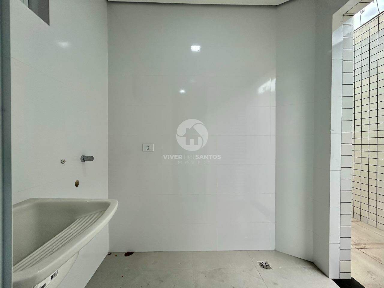 Casa Sobreposta Baixa Nova, 3 Suítes, Piscina, Churrasqueira e 2 Vagas na Aparecida – Santos/SP em Embaré, Santos — foto 7